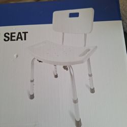 BATH BENCH with Back. 