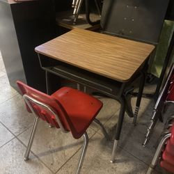 Desk and chair