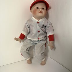 Vintage! Ashton Drake Yolanda Bella MICHAEL Baseball Porcelain Doll 