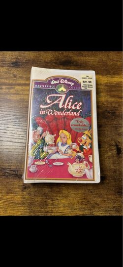 Disney Alice in Wonderland VHS, Sealed