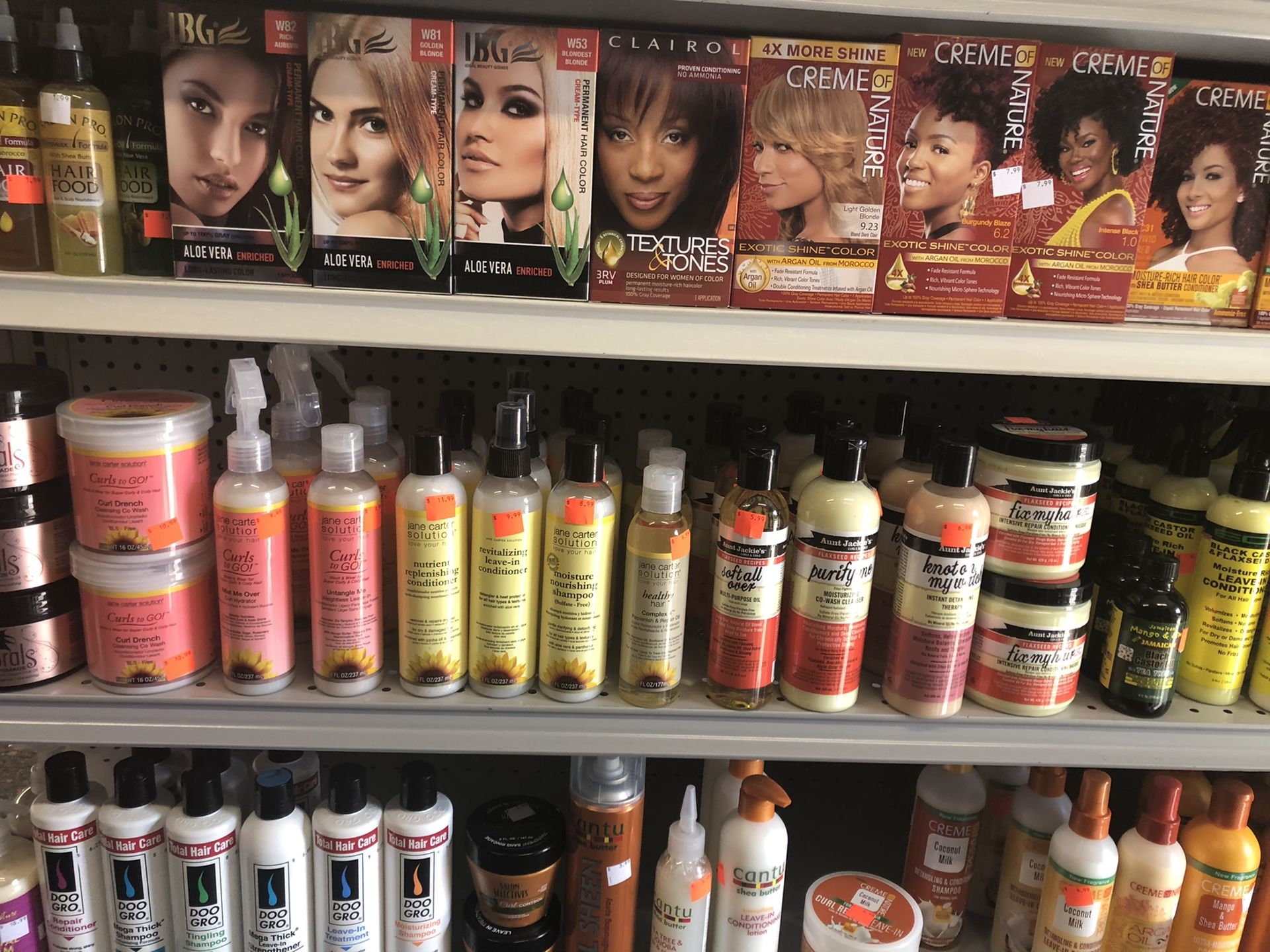 Natural hair products Aunt Jackie & Jane Carter