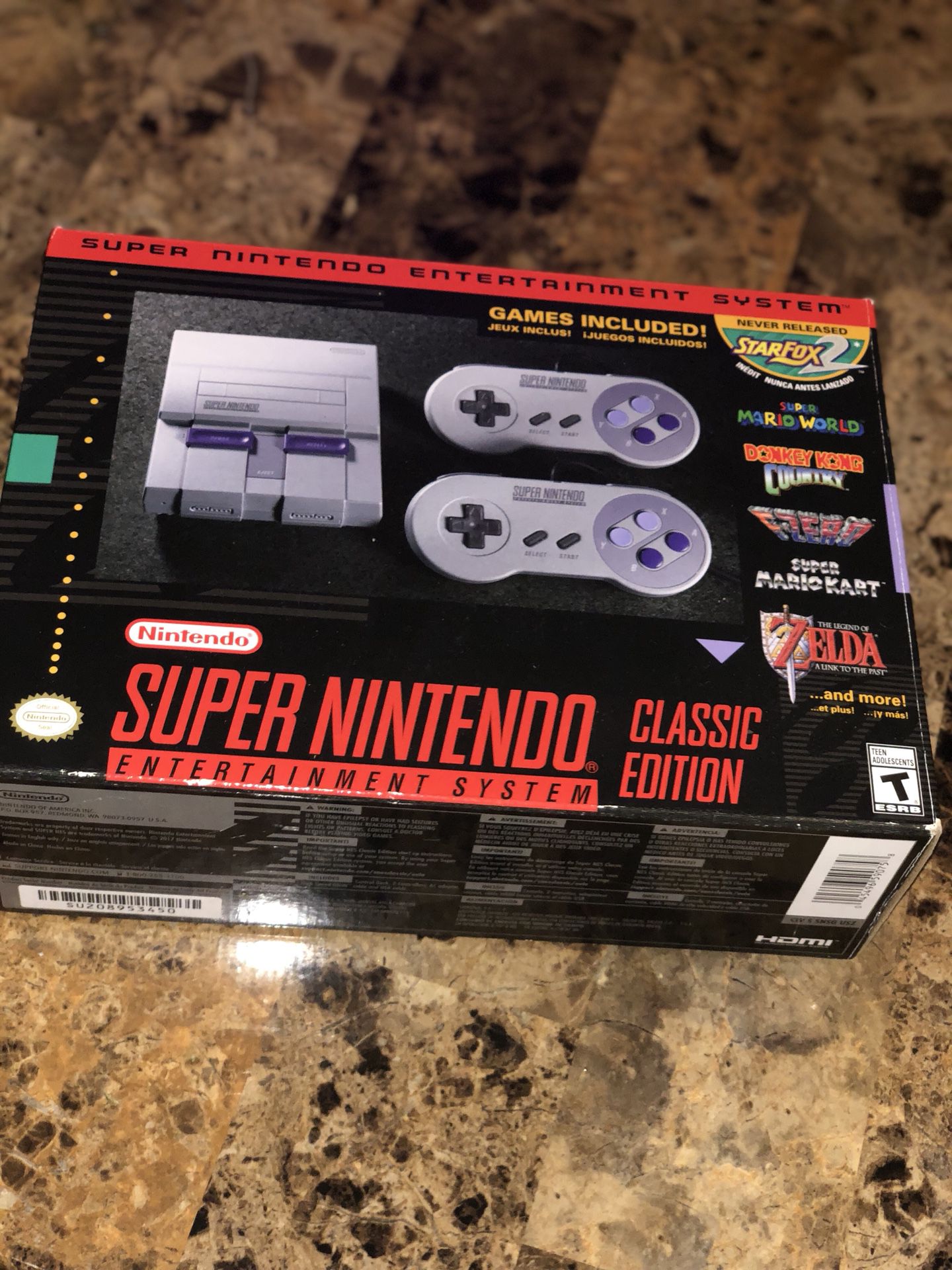 SNES Classic Edition NEW IN BOX - Super Nintendo mini console RARE
