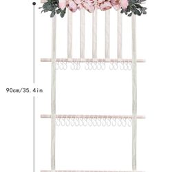 201) Headband Holder for Girls Baby Hair Accessories Organizer Storage Wall Hanging Decor for Girls Room Door Hair Bows Organizer