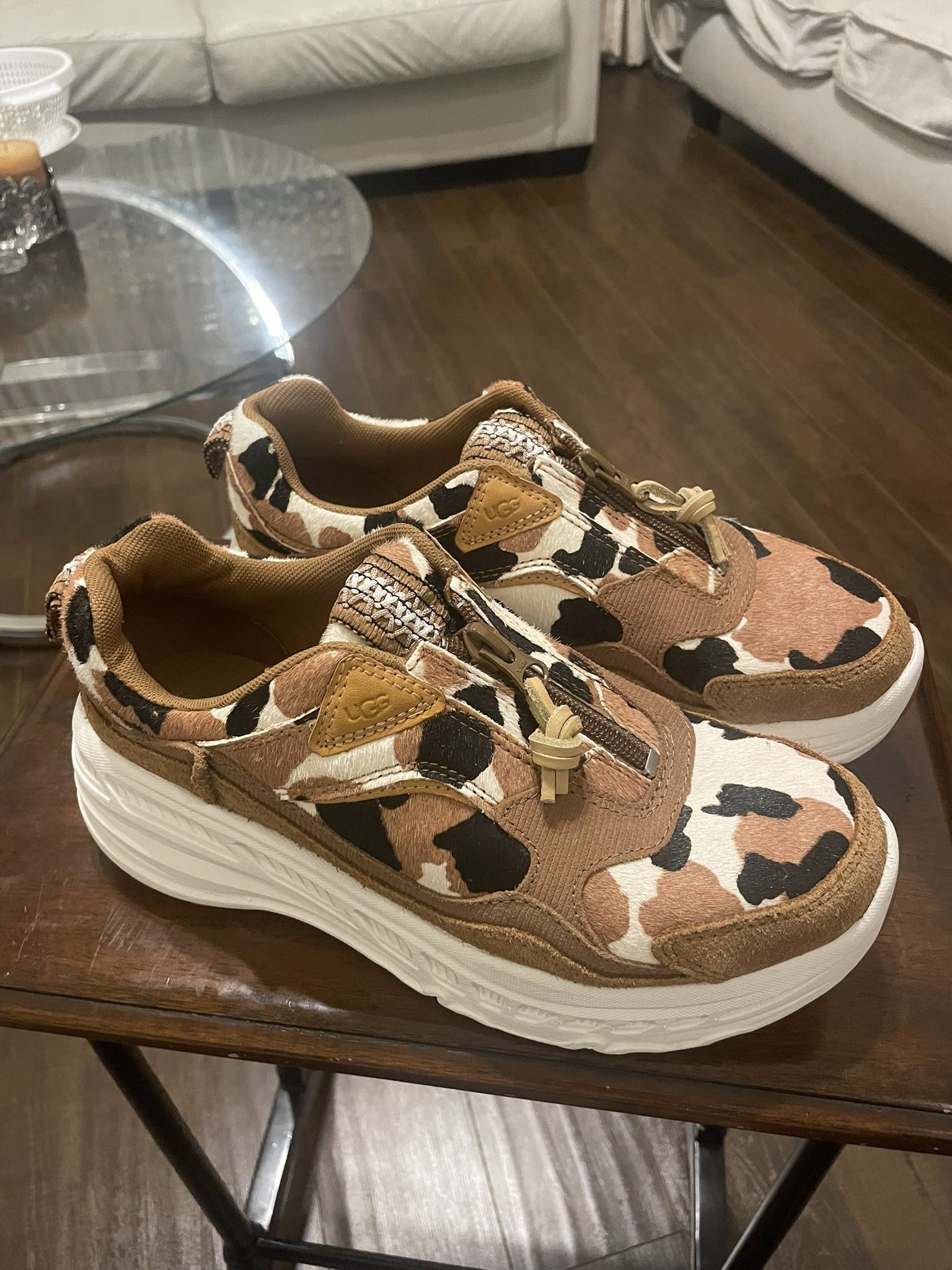 UGG Cowprint Sneakers