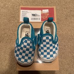Checkered Slip On Vans