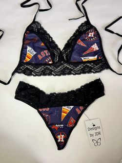 Astros sexy lingerie Tie top and G string