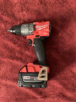 Milwaukee hammer drill / with 5.0 battery(new)