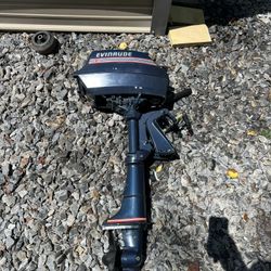 Evinrude 3hp Motor   Boat Motor !  Boat And Motor Deal $cheap 