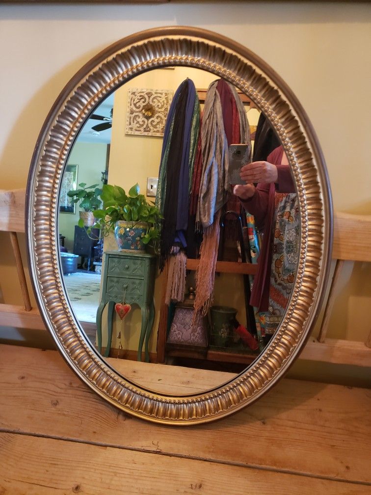 Vintage Oval Mirror