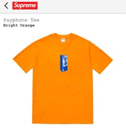 Supreme payphone Tee