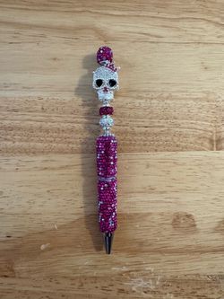 Halloween “Happy Skully” Beaded Gift Pens