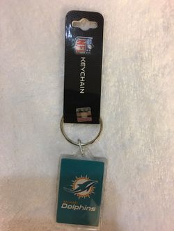 Miami dolphins keychain