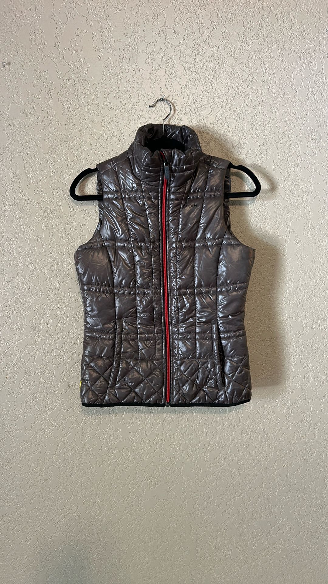 Lole Puffer Vest Women’s XS 2-4 Gray Full Zip Pockets