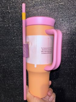 Owala 40 oz Tumbler in the "Tangy Tango" colorway