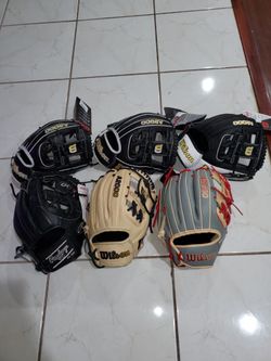 Wilson A2000 Rawlings Heart of the Hide Baseball Gloves