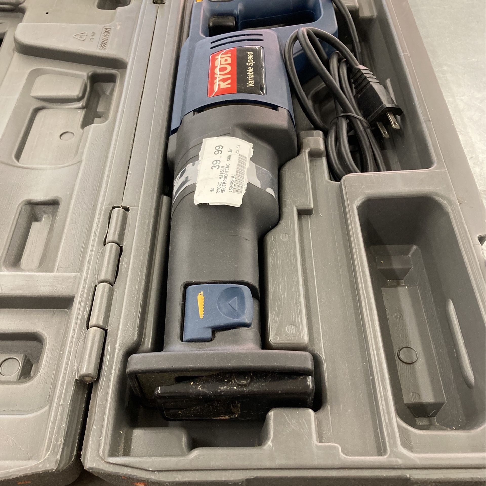 Ryobi RJ161V Reciprocating Saw W/ Box