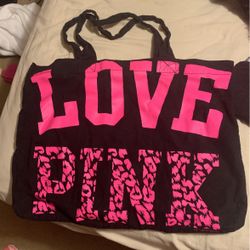 Pink Tote Bag