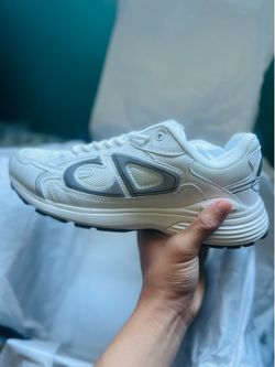 White cd sneakers size 7.5