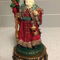 Santa Rotating Music Box