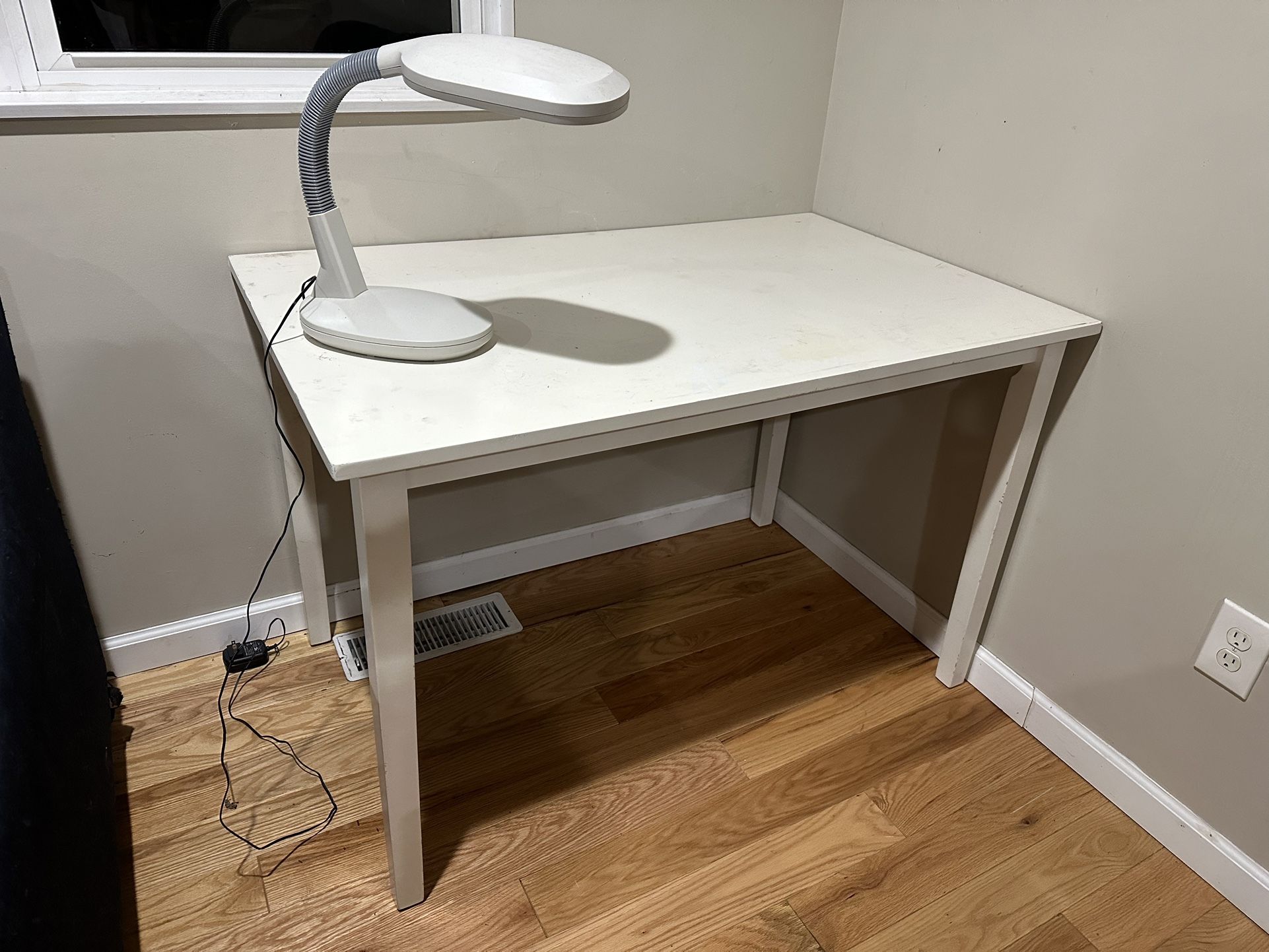 White IKEA Desk/Table