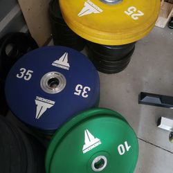 Bumper Plates Rubber Olympic Weights