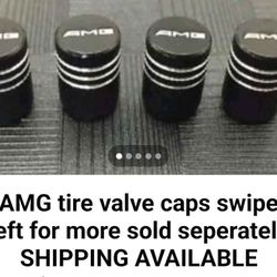 Mercedes AMG Tire Air Valve Stem Caps All Other Amg Accessories Seen Sold Separately SHIPPING AVAILABLE 