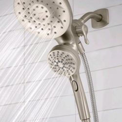 Moen Engage Magnetix 6-Setting Combo Rain Shower, Spot Resist Brushed Nickel
