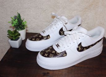 Custom Nike Air Force 1 Supreme x LV  Nike shoes air force, Custom nike  shoes, Shoes