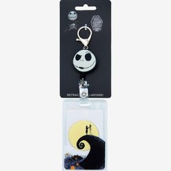 Disney nightmare before Christmas Jack Skellington retractable lanyard