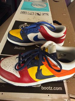 Multicolor Nike dunk lows