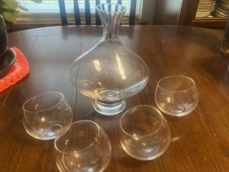 Wine Decanter And Glass Set