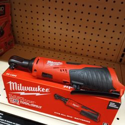MILWAUKEE M12 3/8" RATCHET ( TOOL ONLY )