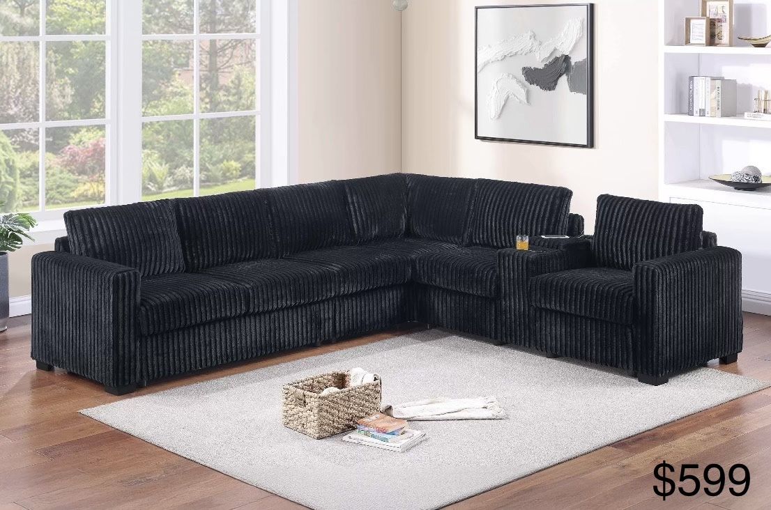 Corduroy Sectional Sofa