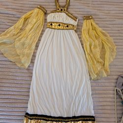 Halloween costume. Maybe an egyptian dress Or Something Else. A Geanie? Small