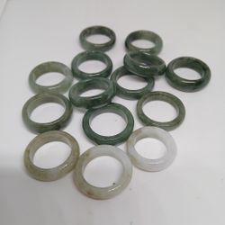 Bulk Sale Natural Jade Jadeist https://offerup.com/redirect/?o=QnVybWEuYmFuZA== Ring Size4_10 US