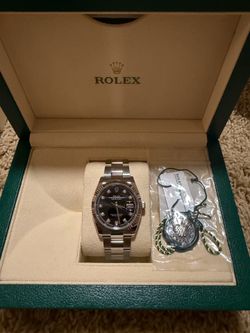 ⌚️ Rolex Datejust 36 Black Diamond Dial Ref. 126(contact info removed) | 36mm | 2024  ✅