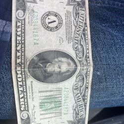  1934 Rare 20 Dollar Bill 