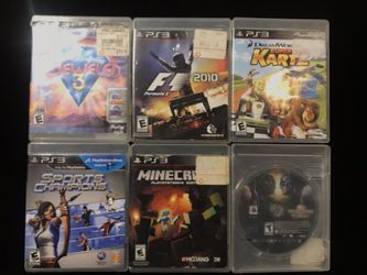 PlayStation 3 PS3 Game Lot of 6