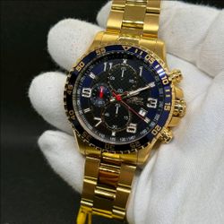 Invicta Chronograph Gold-Tone Stainless Steel Watch