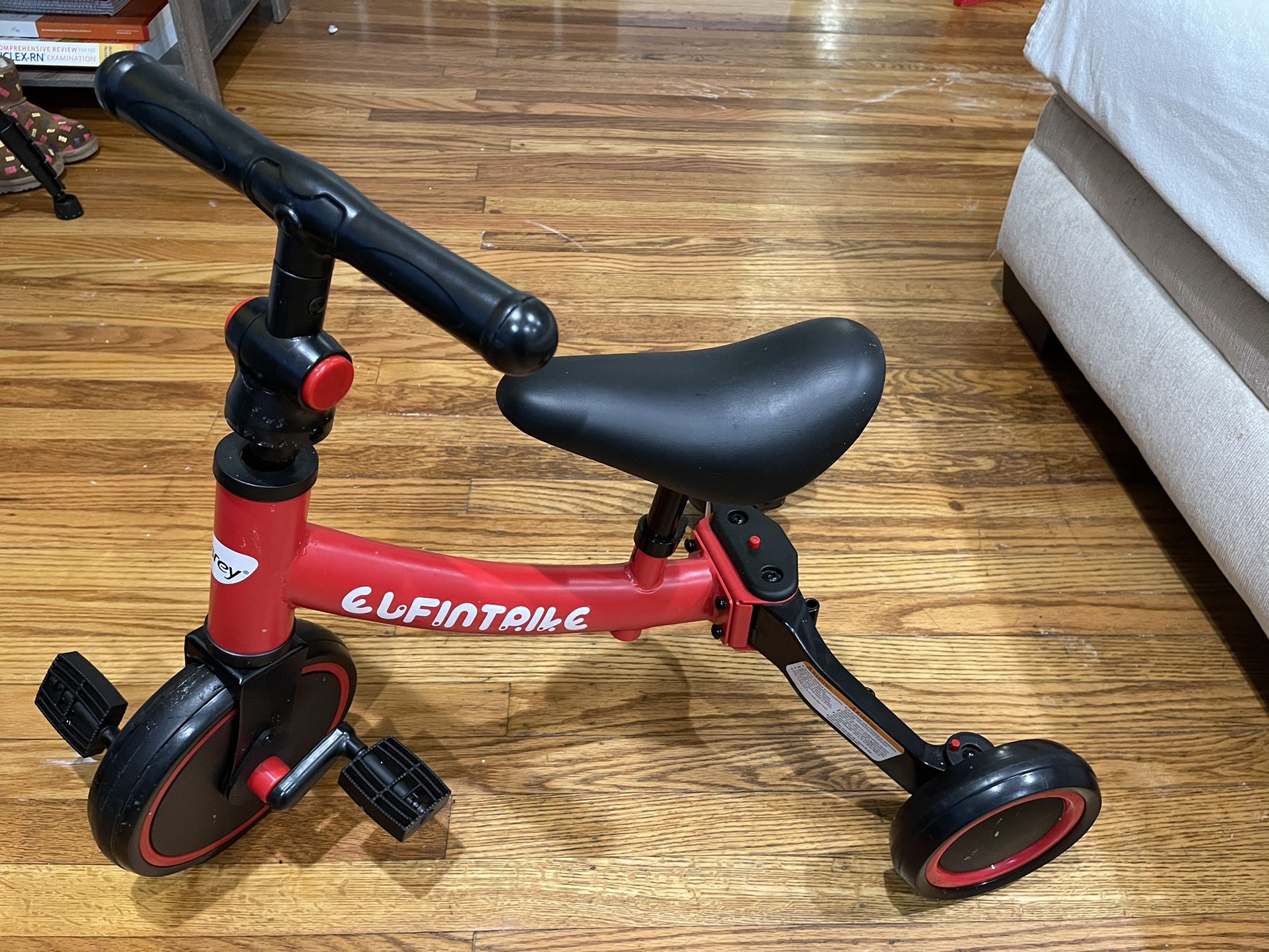 Besrey Triciclo 7 En 1 Con Manija De Empuje – De 1 A 5 Años, Convertible En Bicicleta Y Andador (Azul)
