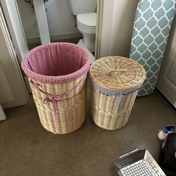Pottery Barn Laundry Baskets With Lining