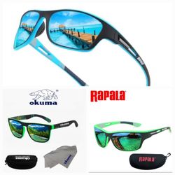 Fishing Sunglasses + Case  Rapala/Okuma $25 Each 