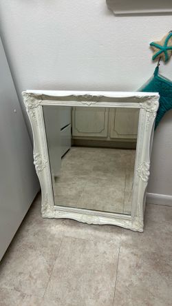 Ornate Wooden Wall Mirror