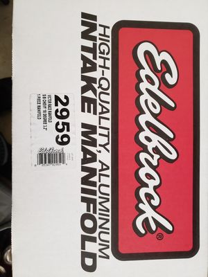 Edelbrock 2959 Intake Manifold Victor 18 deg One-Piece