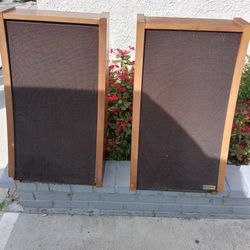 Pair Of Vintage Dimension Speakers By Custom Craft 