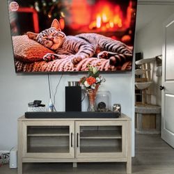 Tan tv Stand 