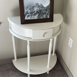 Half table. Wood. $35