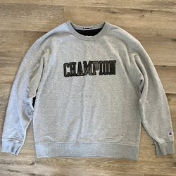 Champion Sweatshirt Men's Size XL Camo Graphic Gray