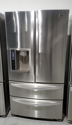 LG 4-Door Stainless Steel Refrigerator Fridge
