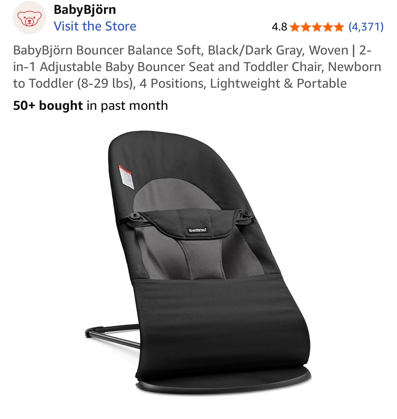 New BabyBjorn Bouncer